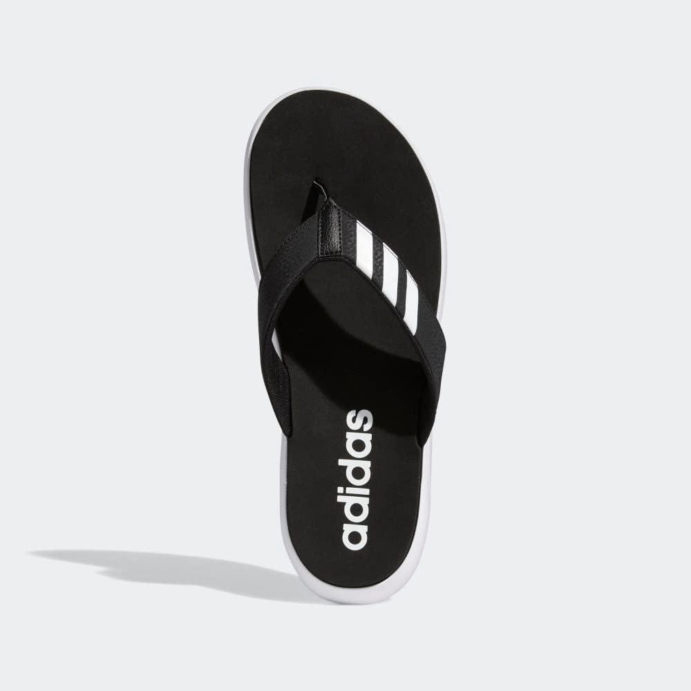 imageadidas Mens Leisure and Sportwear Flip Flop SandalsCore BlackFootwear WhiteCore Black