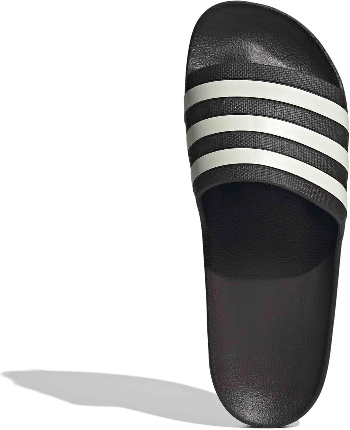 imageadidas Unisex Adult Adilette Aqua Slide SandalAurora CoffeeIce Gold MetallicAurora Coffee