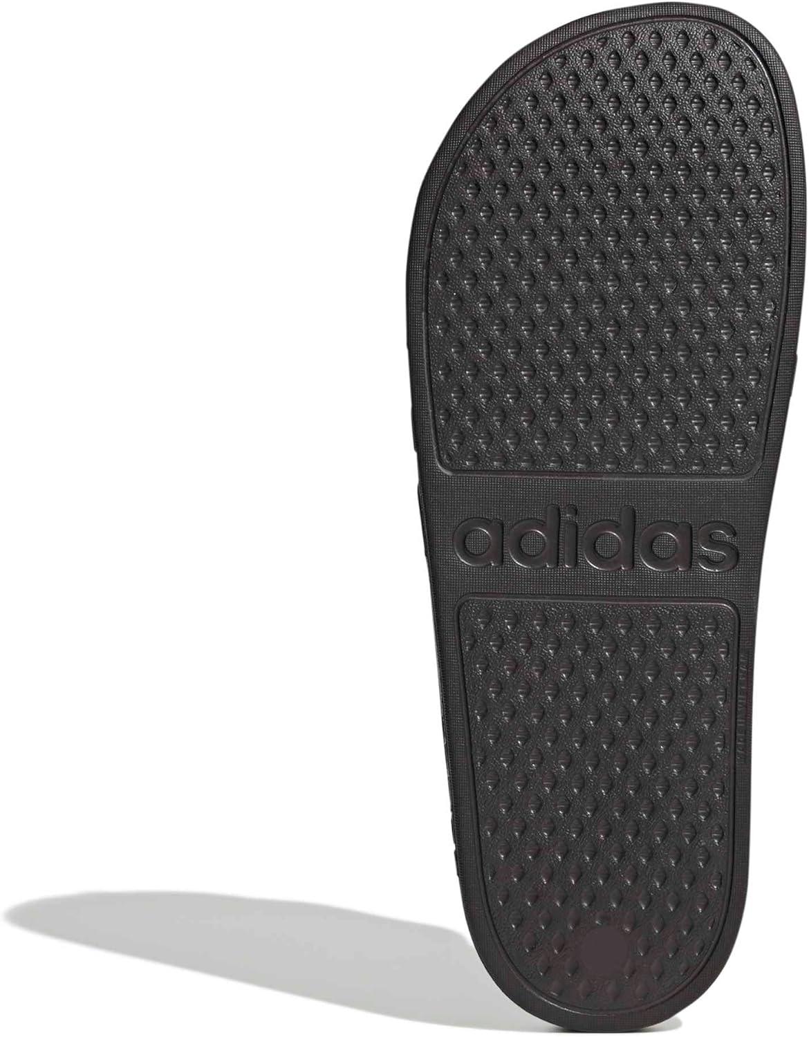imageadidas Unisex Adult Adilette Aqua Slide SandalAurora CoffeeIce Gold MetallicAurora Coffee