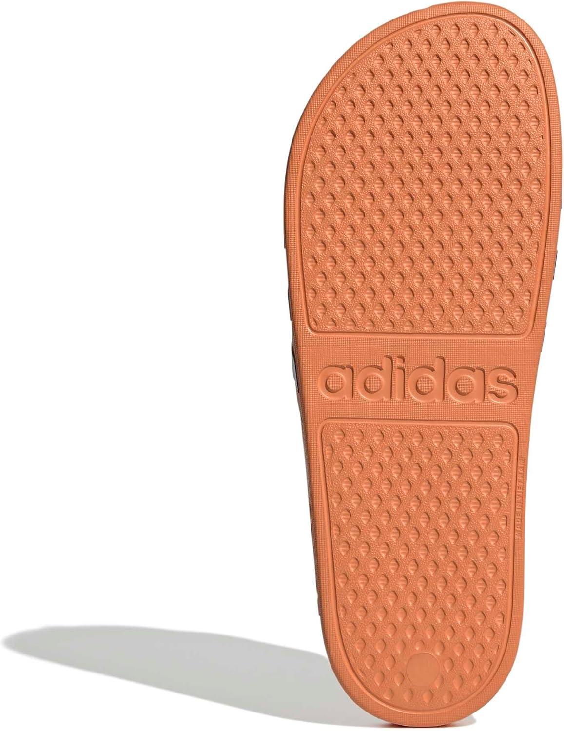 imageadidas Unisex Adult Adilette Aqua Slide SandalDusky OrangeTeam Royal BlueDusky Orange