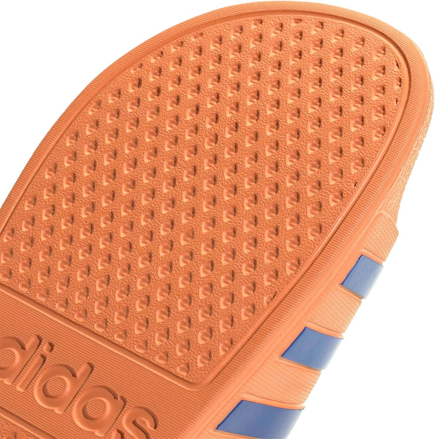 imageadidas Unisex Adult Adilette Aqua Slide SandalDusky OrangeTeam Royal BlueDusky Orange