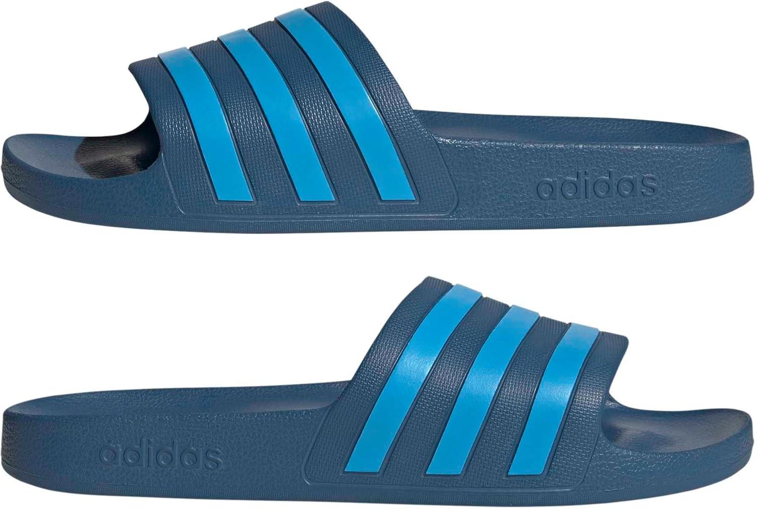 imageadidas Unisex Adult Adilette Aqua Slide SandalDusky PetrolLucid AquamarineDusky Petrol