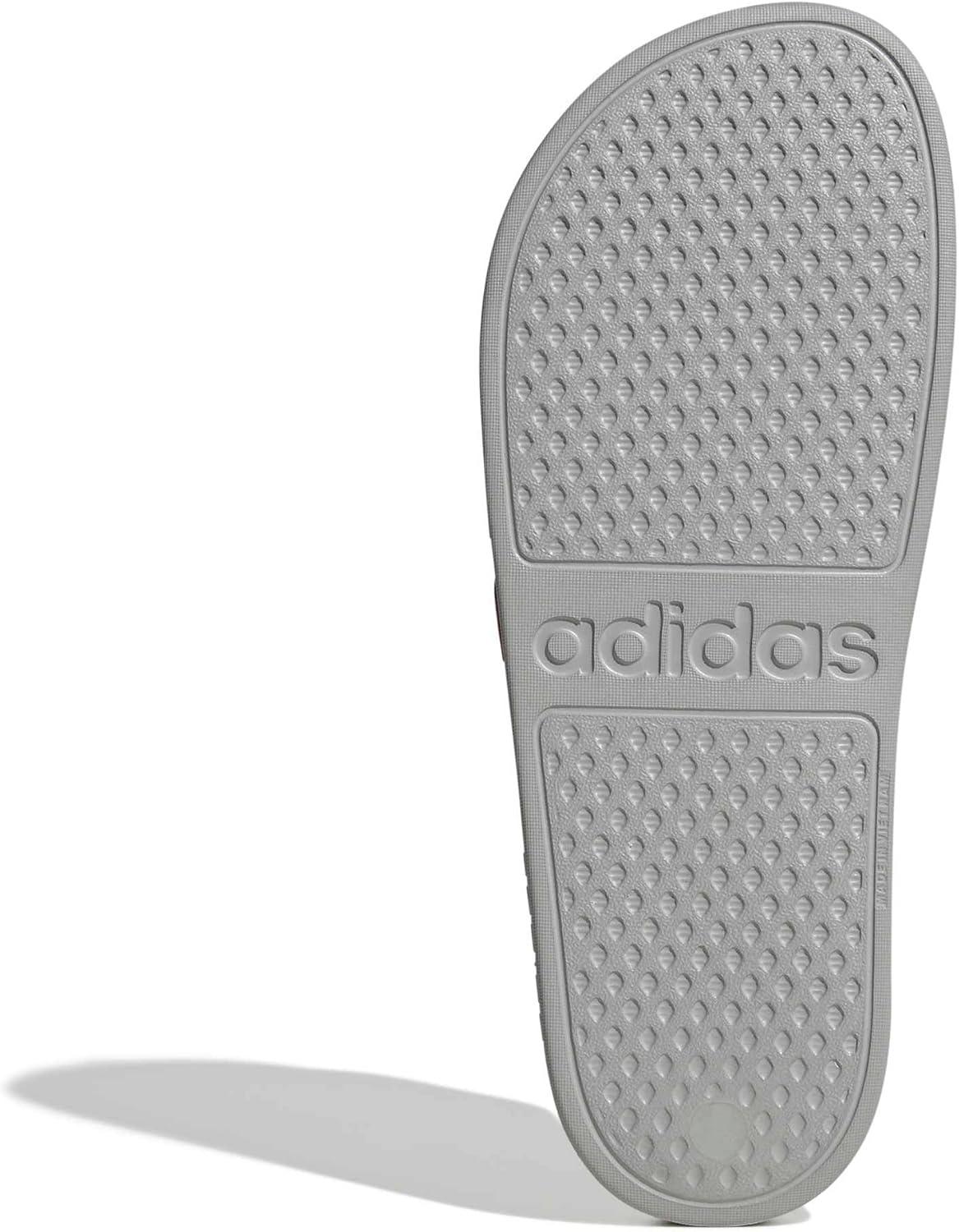 imageadidas Unisex Adult Adilette Aqua Slide SandalGreyMystery InkPure Ruby