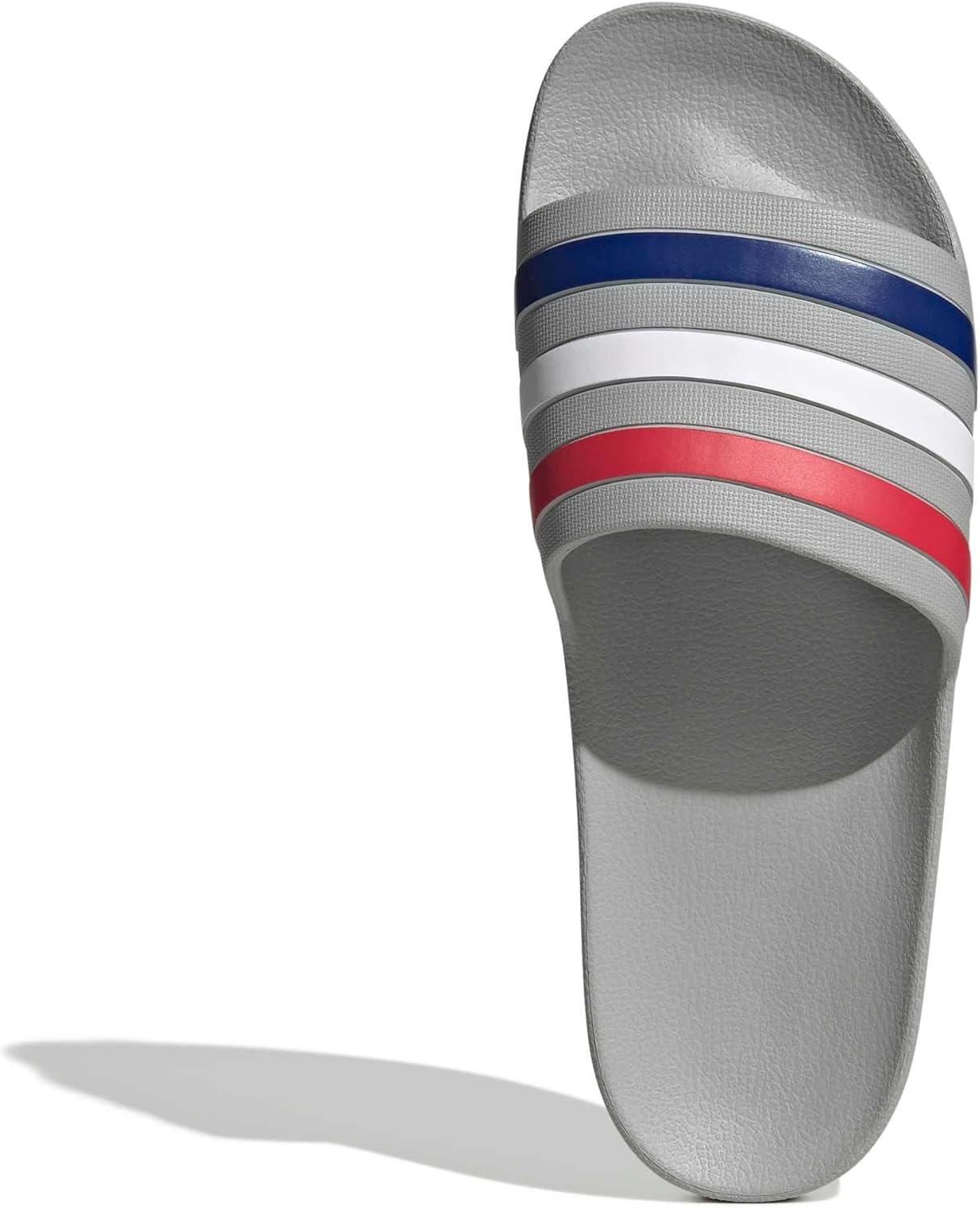 imageadidas Unisex Adult Adilette Aqua Slide SandalGreyMystery InkPure Ruby