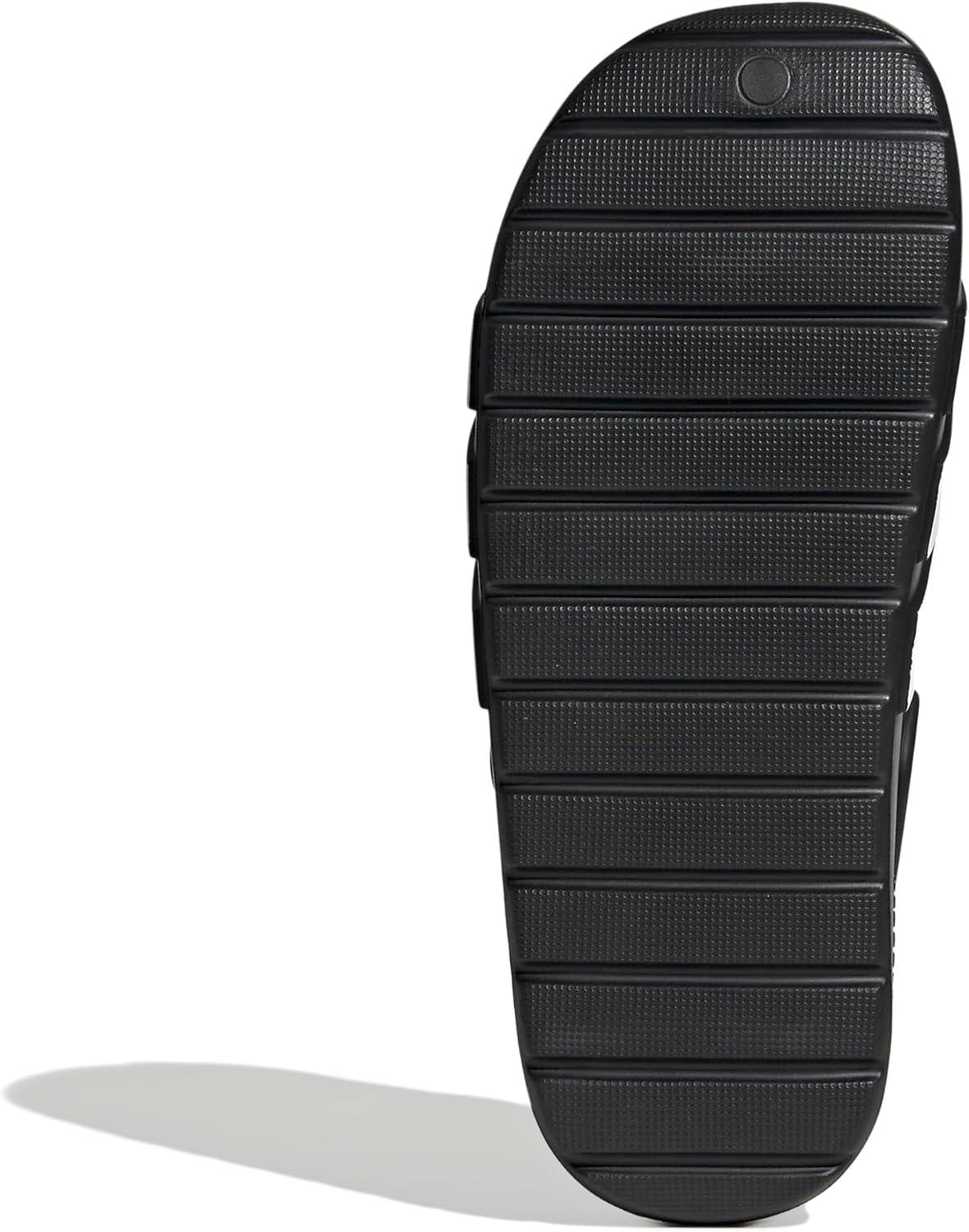 imageadidas Unisex Adult Adilette Clog 20 ClogsBlackWhiteBlack