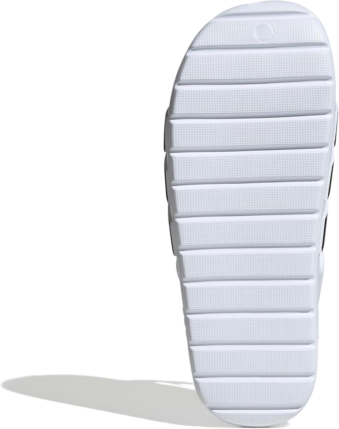 imageadidas Unisex Adult Adilette Clog 20 ClogsWhiteBlackGold Metallic