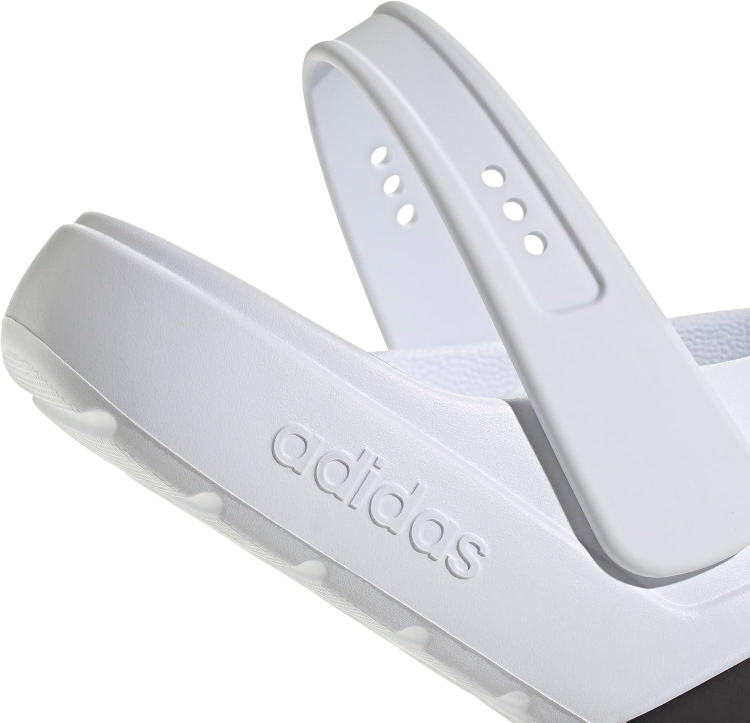 imageadidas Unisex Adult Adilette Clog 20 ClogsWhiteBlackWhite