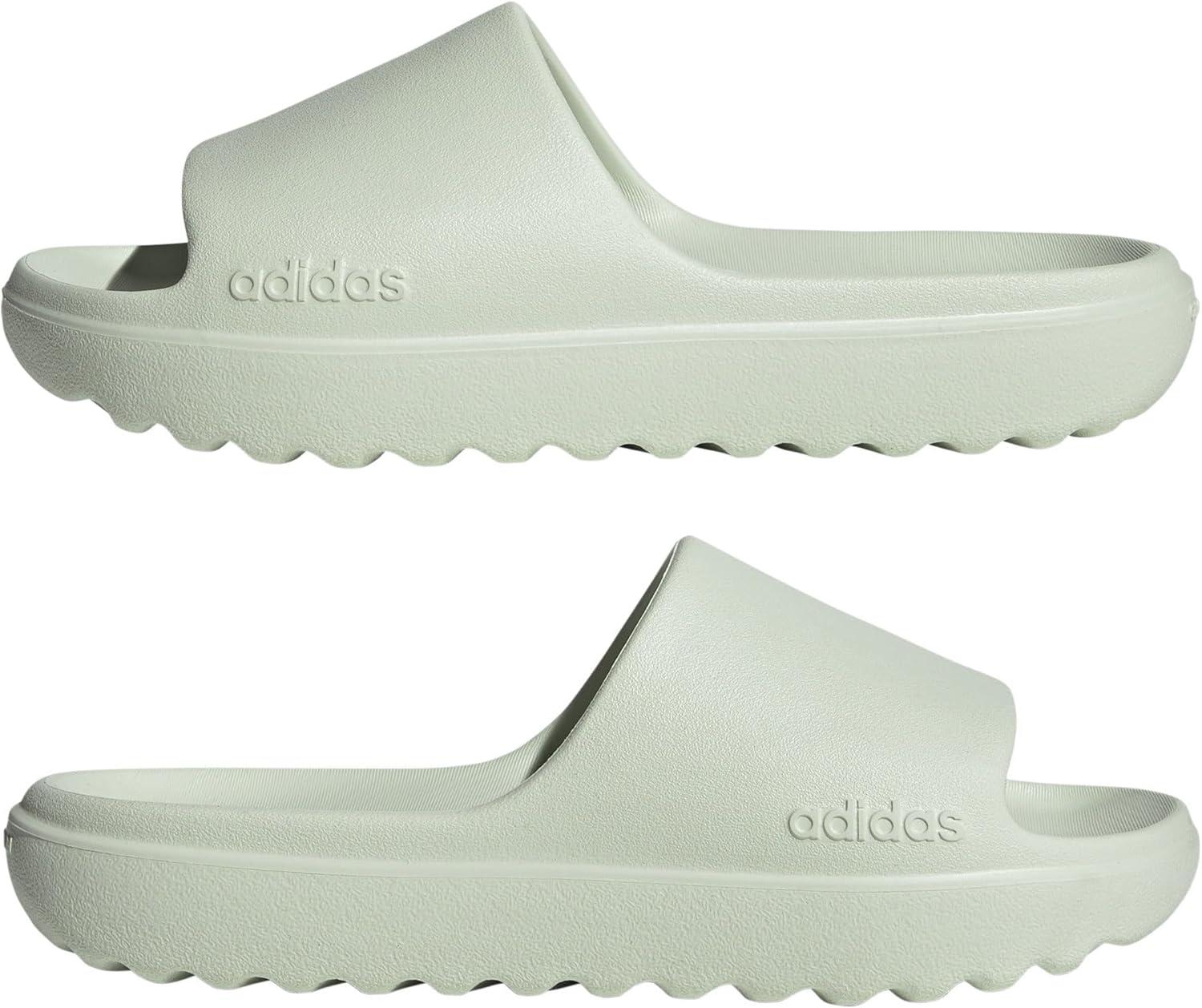 imageadidas Unisex Adult Adilette Lumia SandalsLinen GreenLinen GreenLinen Green