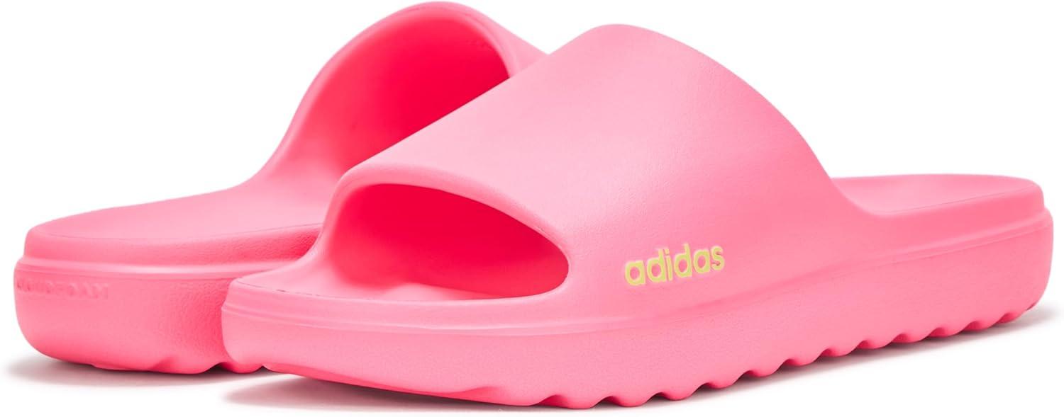 imageadidas Unisex Adult Adilette Lumia SandalsLucid PinkLucid PinkPulse Lime