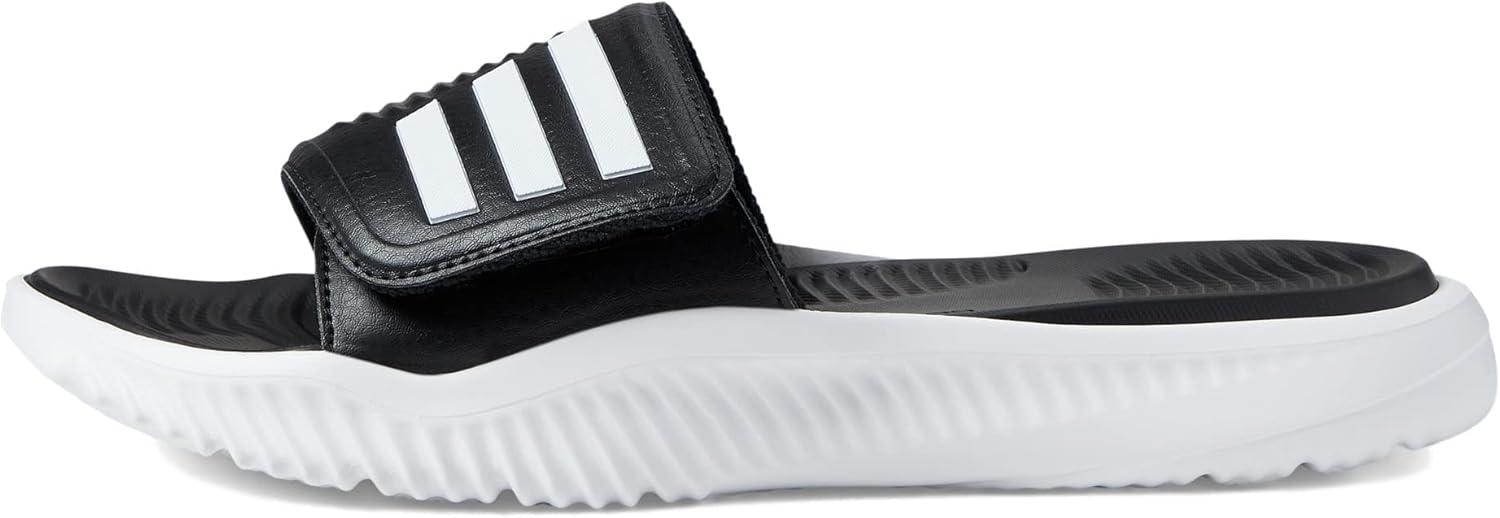 imageadidas Unisex Adult Alphabounce 20 Slide SandalBlackWhiteBlack