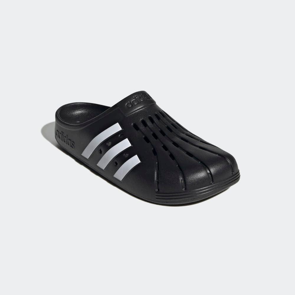 imageadidas unisex adult Adilette ClogsCore BlackWhiteCore Black