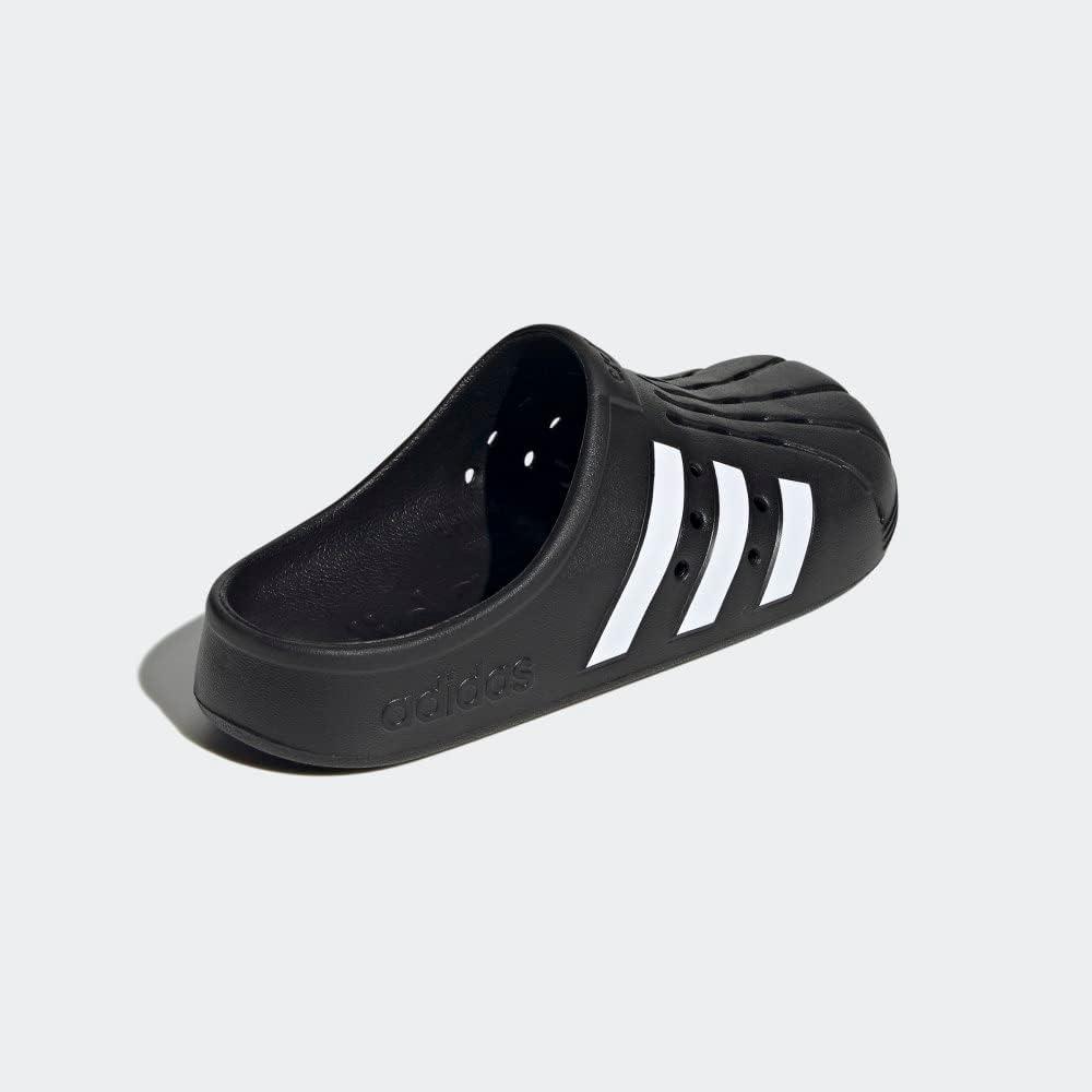 imageadidas unisex adult Adilette ClogsCore BlackWhiteCore Black