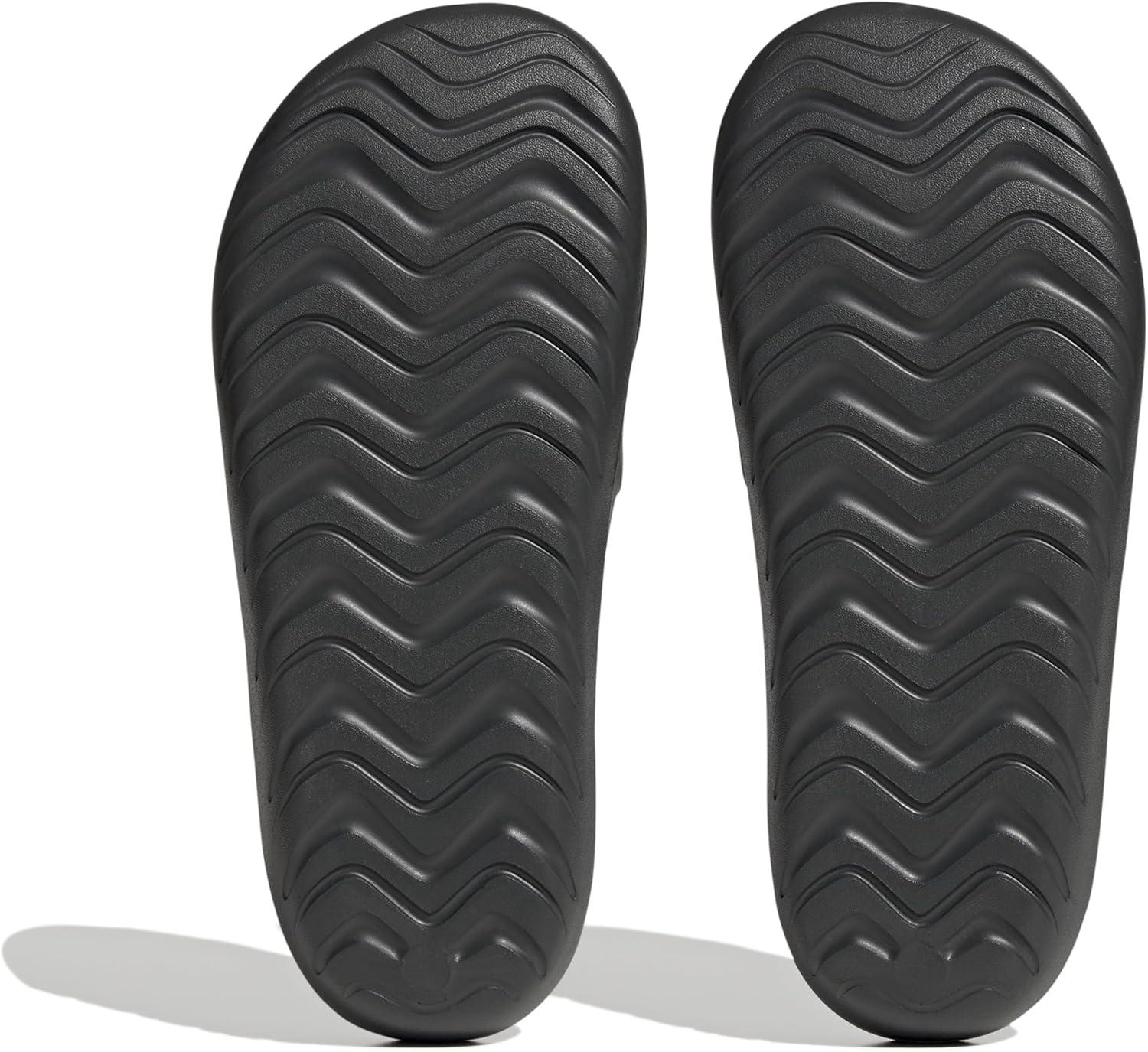 imageadidas unisexadult Adicane SlidesCarbonCarbonBlack