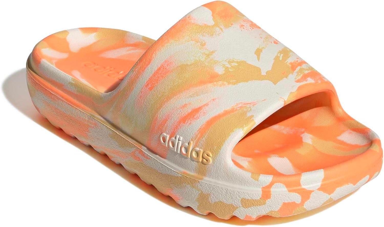 imageadidas unisexchild Adilette LumiaLucid OrangeSemi Ice TangerineOff White