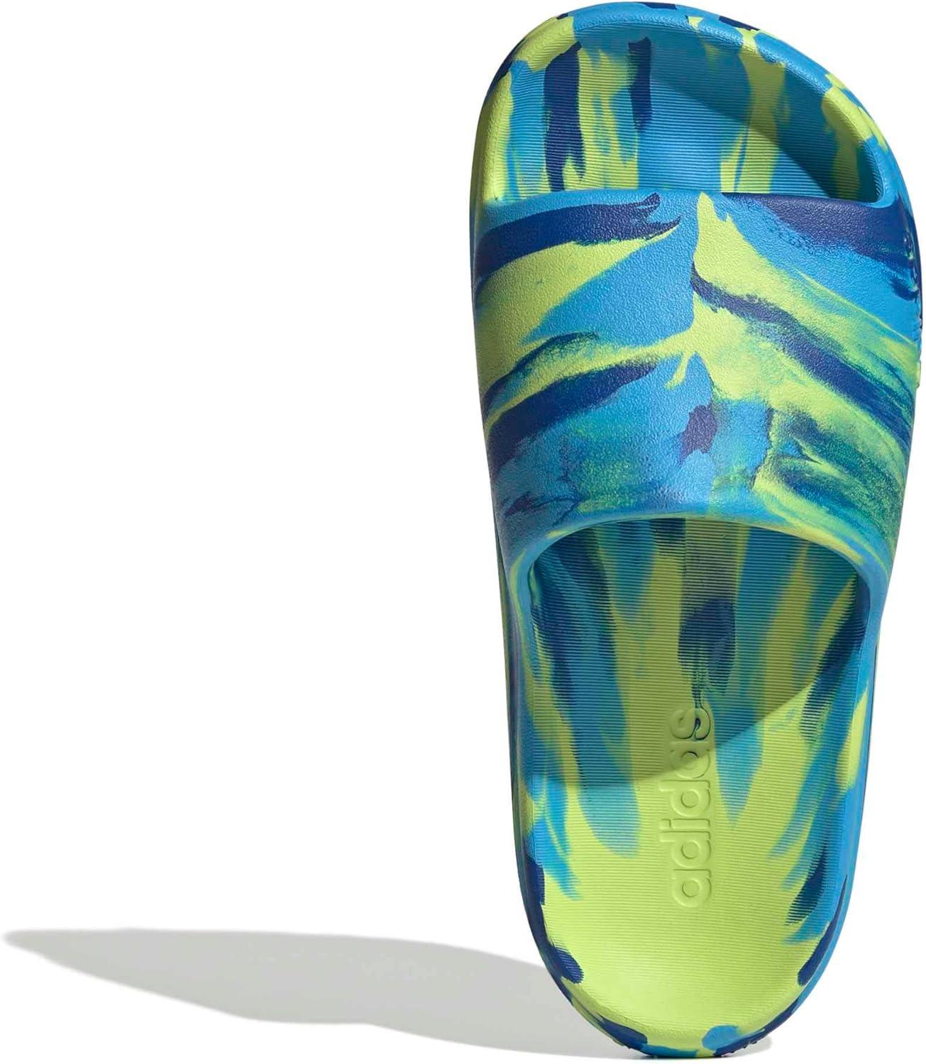 imageadidas unisexchild Adilette LumiaSolar SlimeTeam Royal Blue