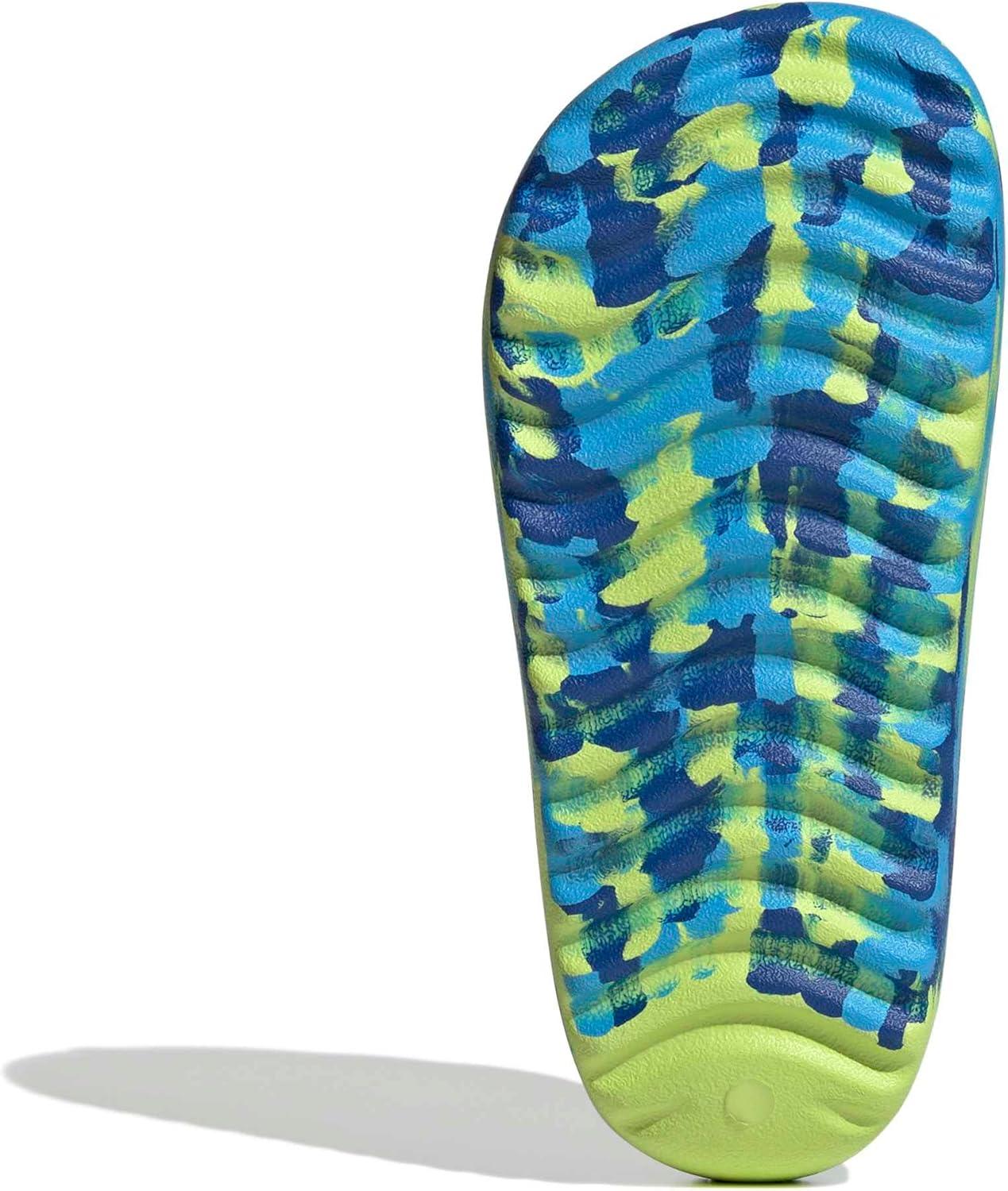 imageadidas unisexchild Adilette LumiaSolar SlimeTeam Royal Blue