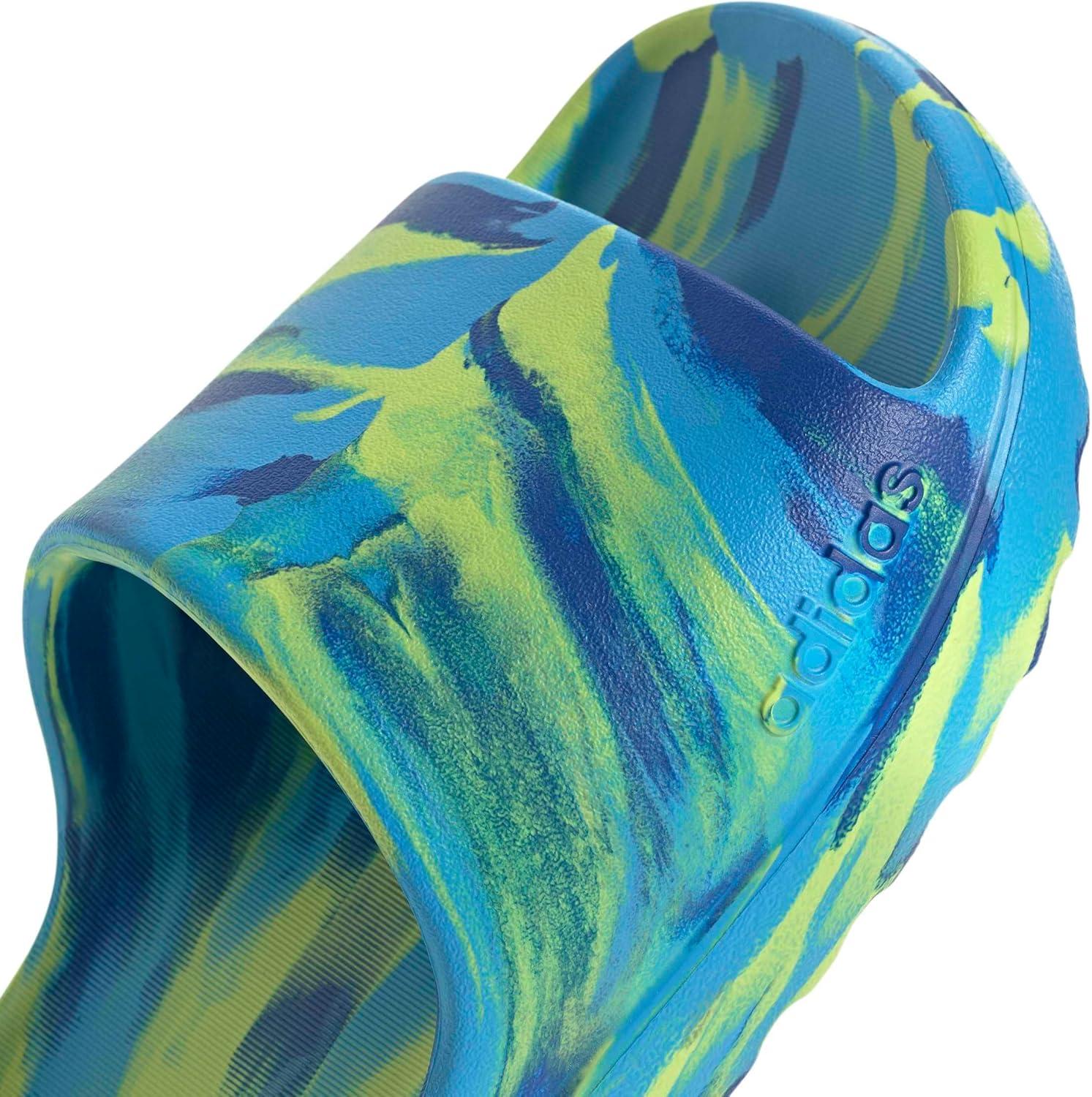 imageadidas unisexchild Adilette LumiaSolar SlimeTeam Royal Blue