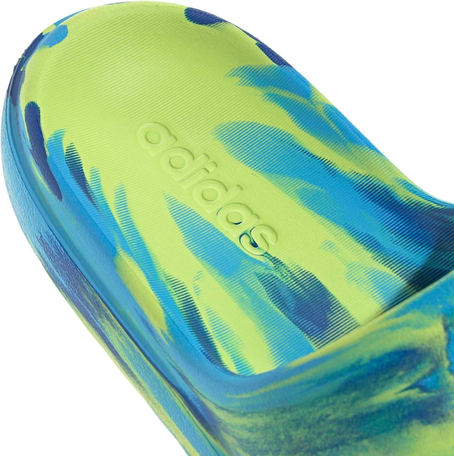 imageadidas unisexchild Adilette LumiaSolar SlimeTeam Royal Blue