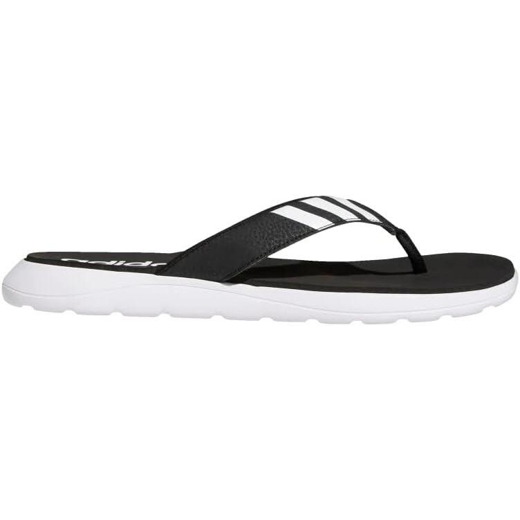imageadidas Mens Leisure and Sportwear Flip Flop SandalsCore BlackFootwear WhiteCore Black