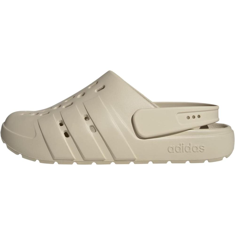 imageadidas Unisex Adult Adilette Clog 20 ClogsCrystal LinenCrystal LinenCrystal Linen