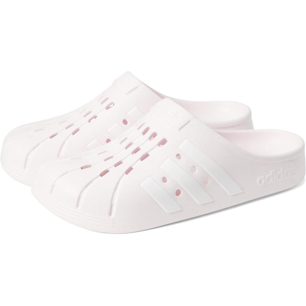imageadidas unisex adult Adilette ClogsAlmost PinkWhiteAlmost Pink