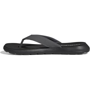 adidas Men’s Leisure and Sportwear Flip Flop Sandals(Black/Grey/Grey)