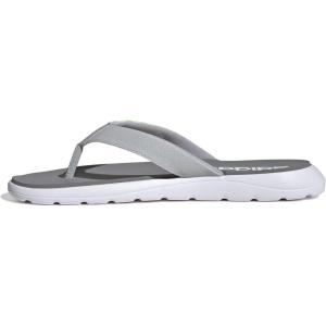 adidas Men’s Leisure and Sportwear Flip Flop Sandals(Grey/Green Spark/White)