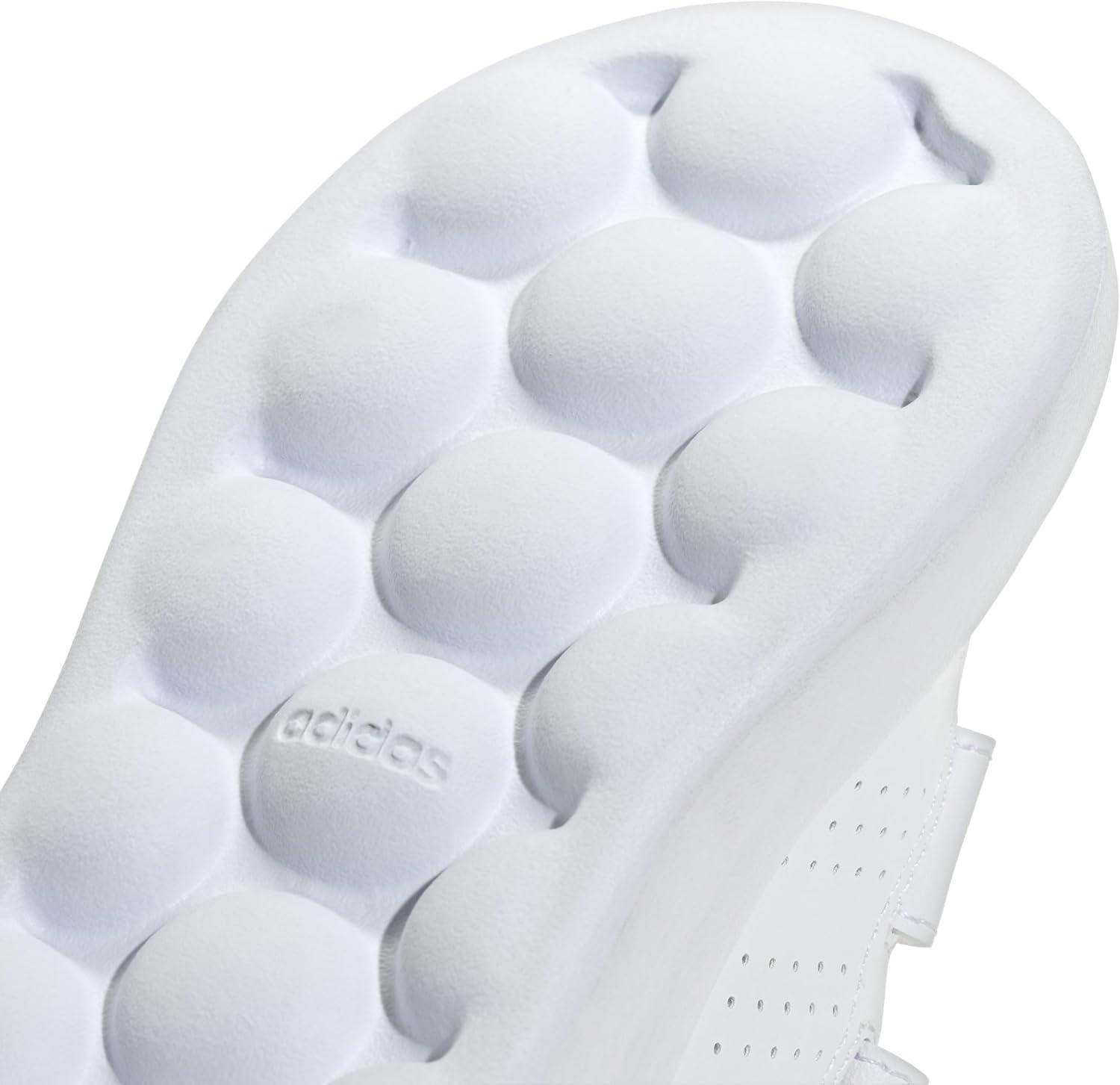imageAdidas UnisexChild Advantage Base 20WhiteBliss PinkSemi Lucid Red