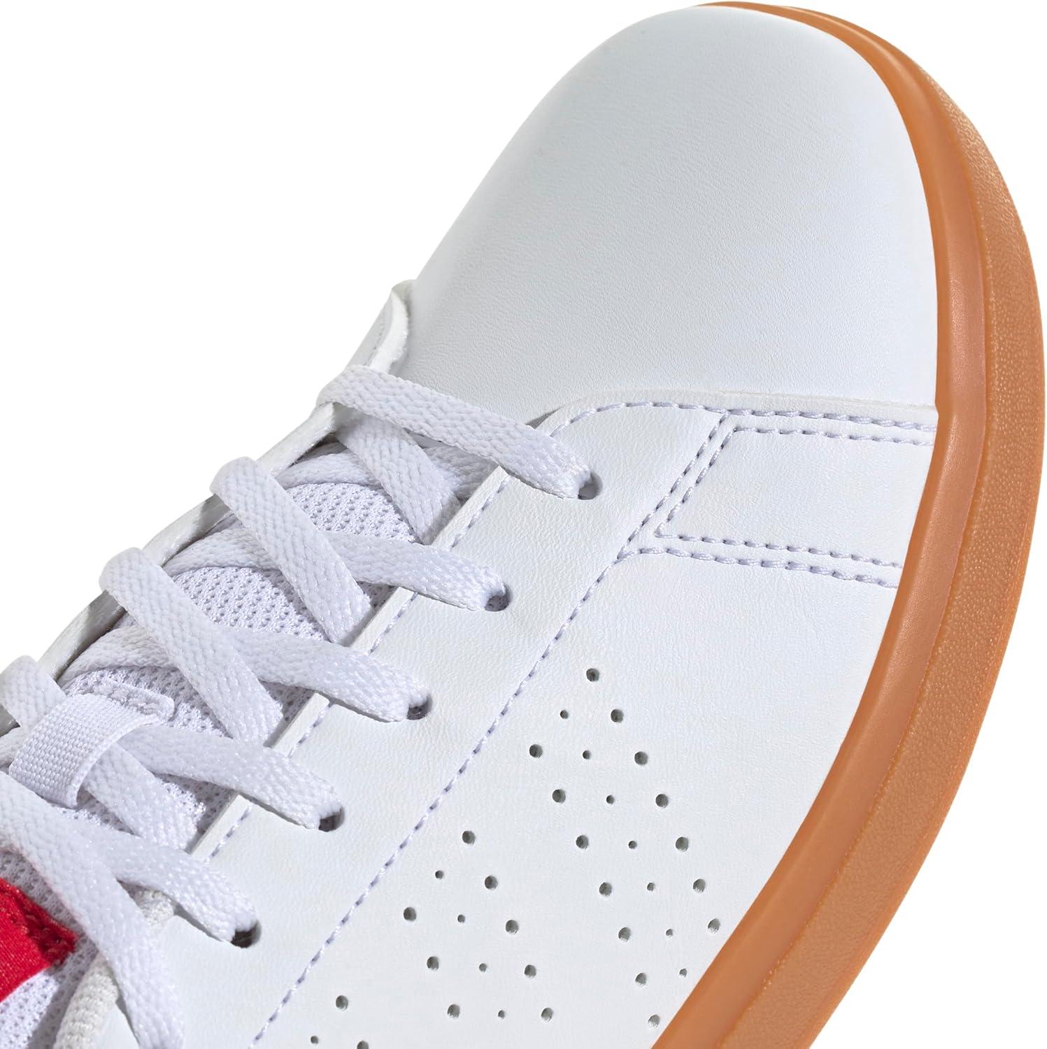 imageAdidas UnisexChild Advantage Base 20WhitePure RubyGum