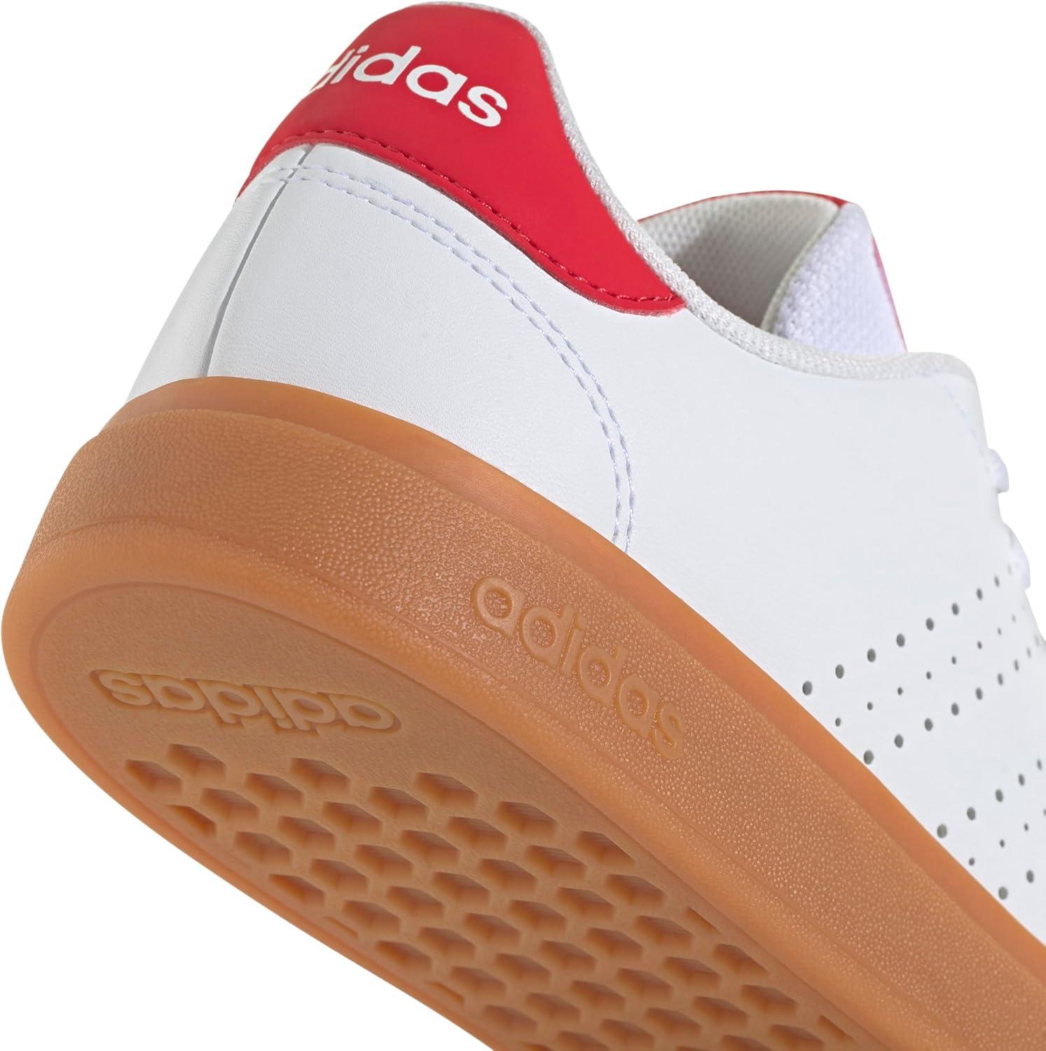 imageAdidas UnisexChild Advantage Base 20WhitePure RubyGum