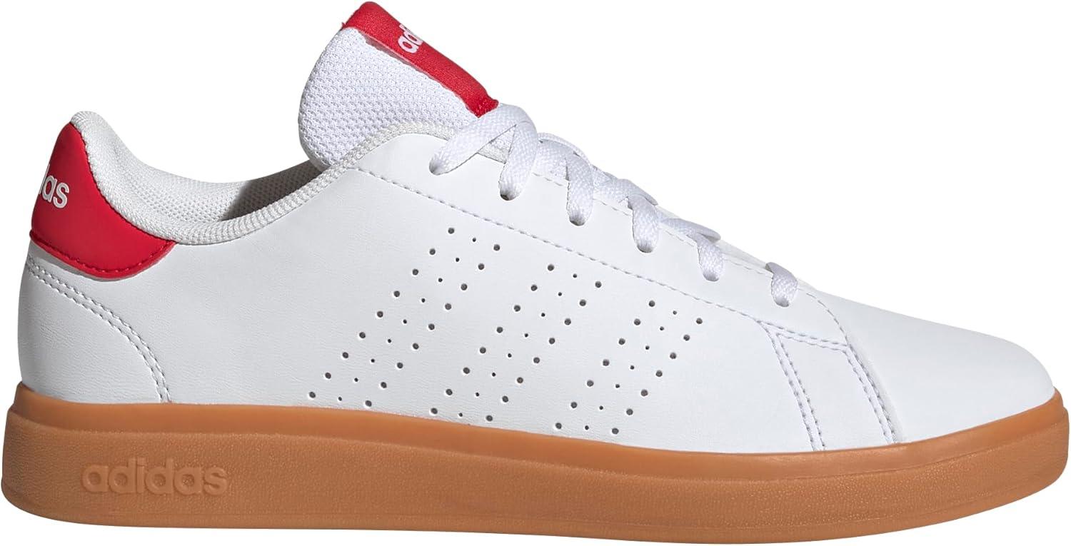 imageAdidas UnisexChild Advantage Base 20WhitePure RubyGum