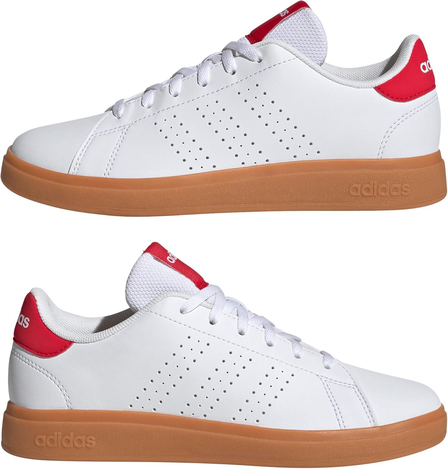 imageAdidas UnisexChild Advantage Base 20WhitePure RubyGum