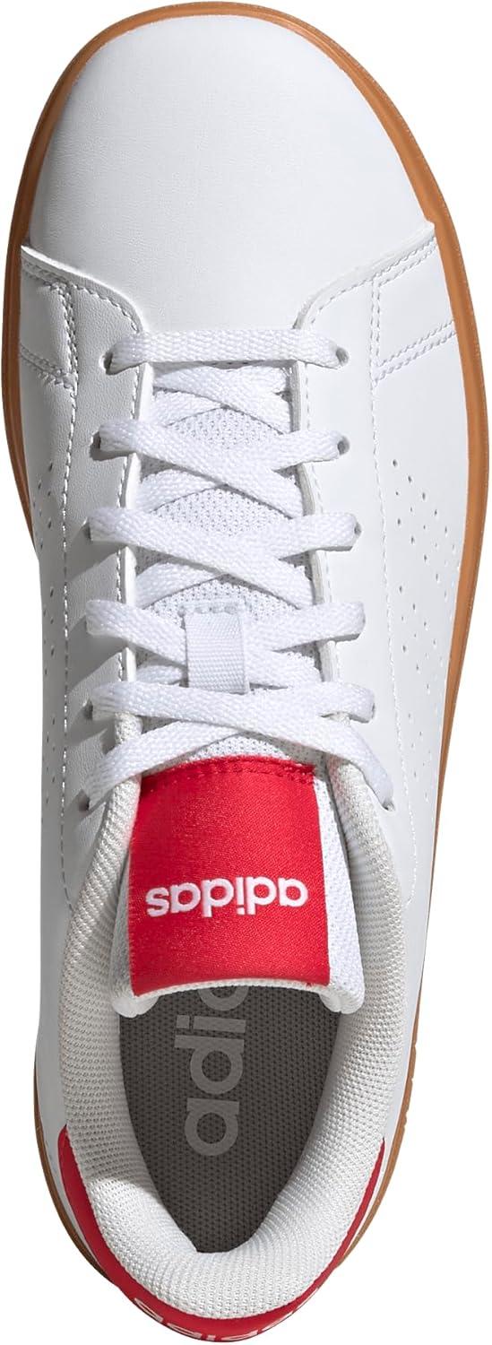 imageAdidas UnisexChild Advantage Base 20WhitePure RubyGum