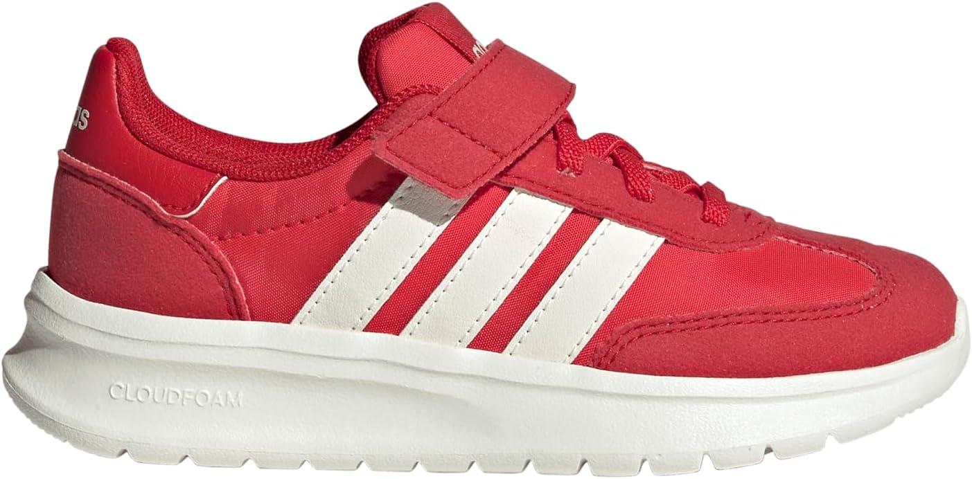 imageAdidas UnisexChild Run 70s 20 Elastic Lace ampamp StrapBetter ScarletWhitePure Ruby