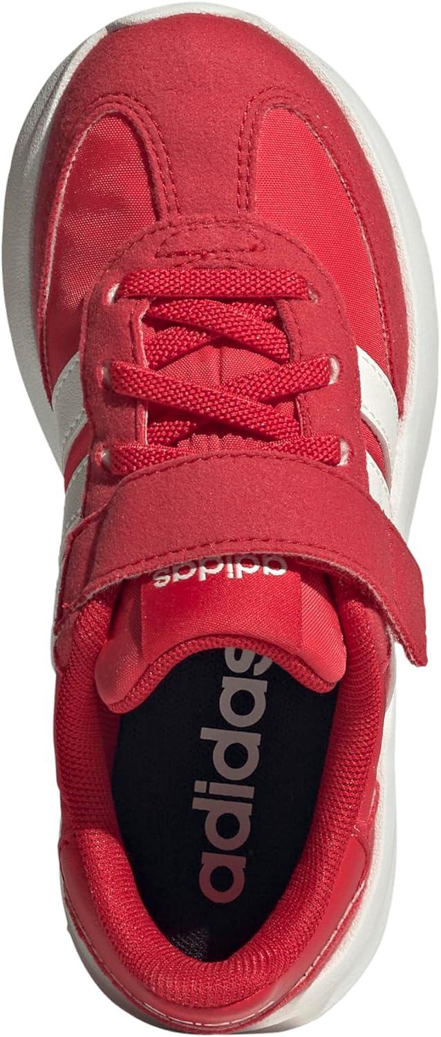 imageAdidas UnisexChild Run 70s 20 Elastic Lace ampamp StrapBetter ScarletWhitePure Ruby