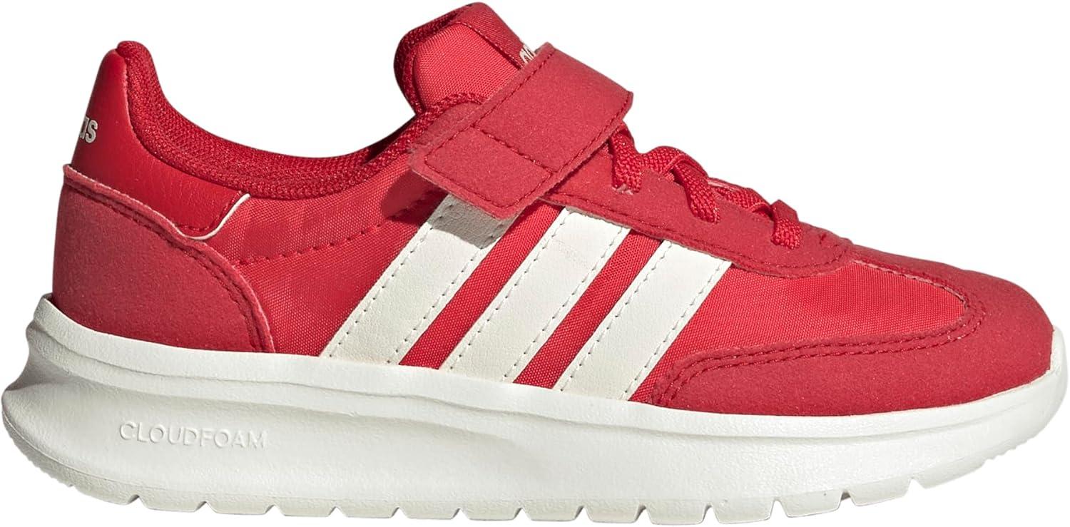 imageAdidas UnisexChild Run 70s 20 Elastic Lace ampamp StrapBetter ScarletWhitePure Ruby