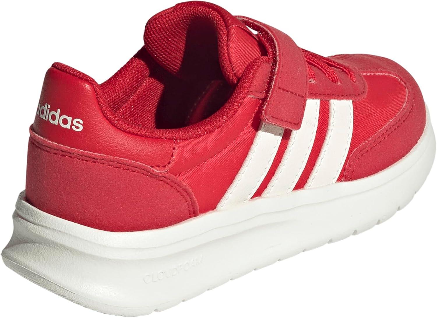 imageAdidas UnisexChild Run 70s 20 Elastic Lace ampamp StrapBetter ScarletWhitePure Ruby