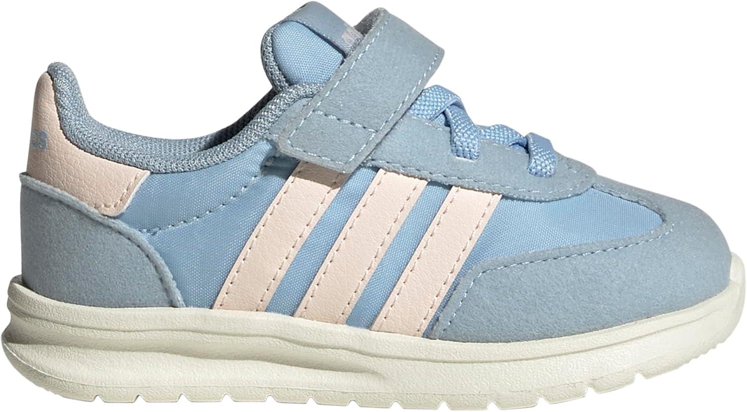 imageAdidas UnisexChild Run 70s 20 Elastic Lace ampamp StrapBlueWonder QuartzWonder Blue