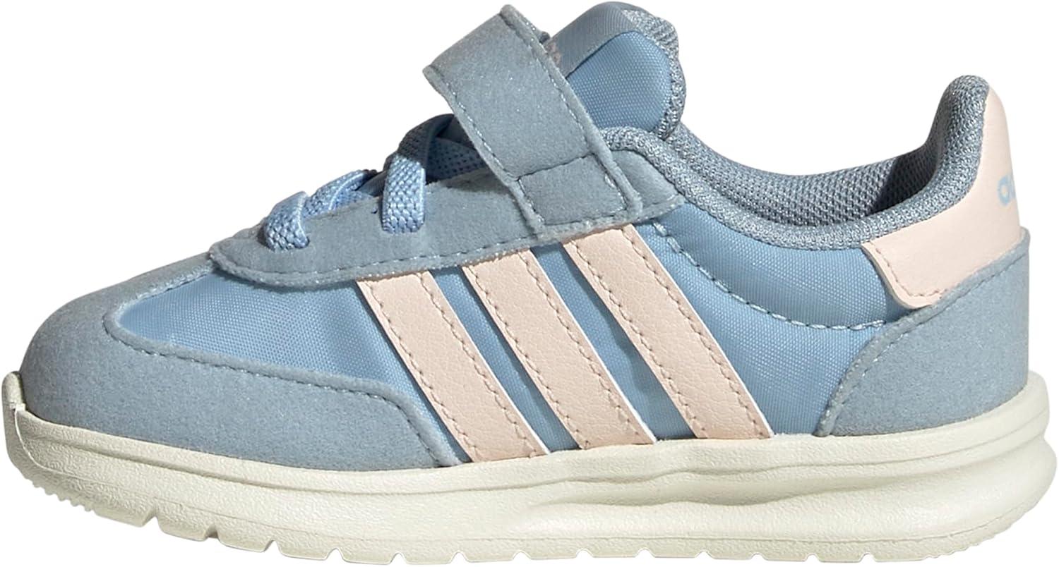 imageAdidas UnisexChild Run 70s 20 Elastic Lace ampamp StrapBlueWonder QuartzWonder Blue