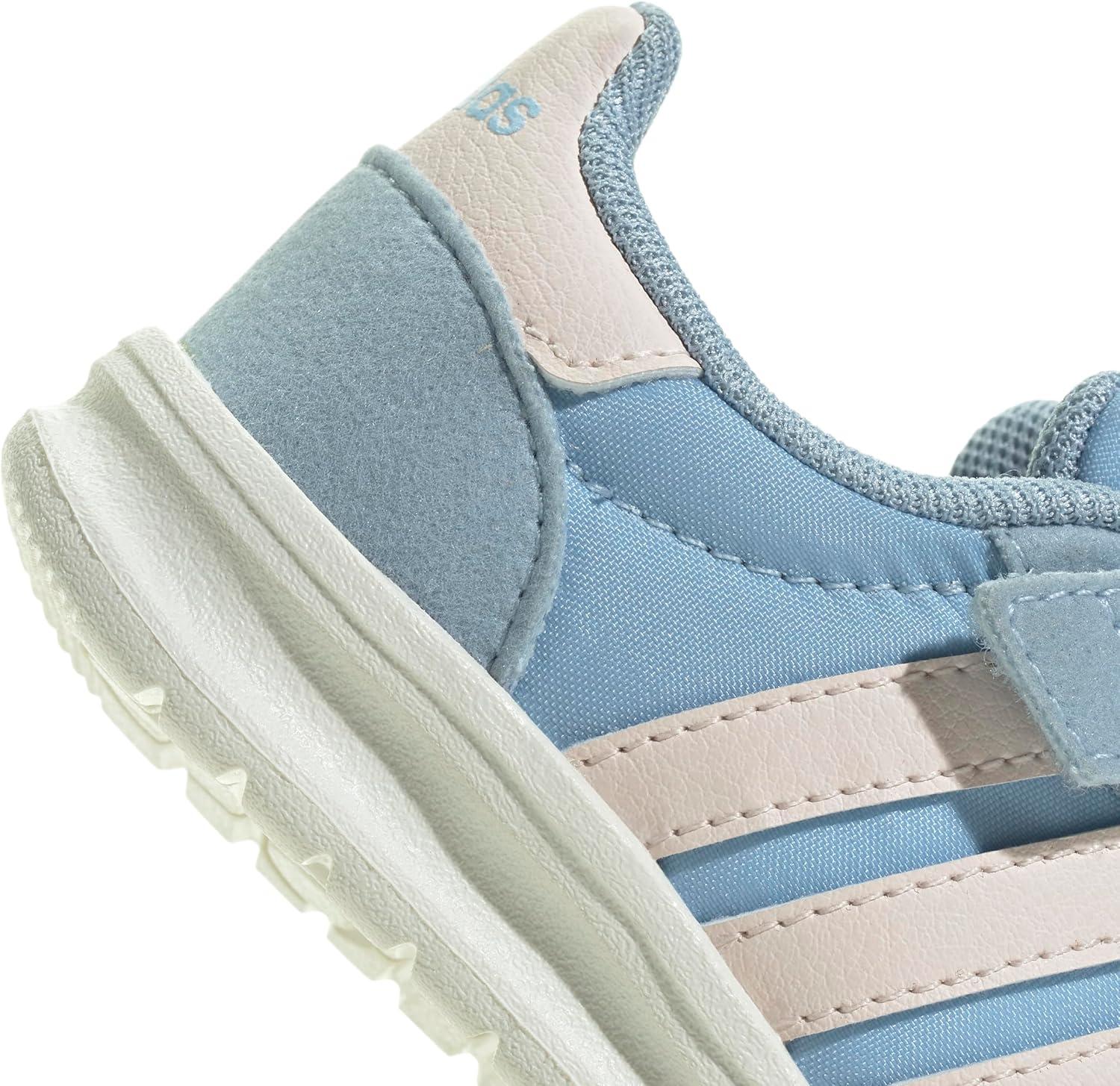 imageAdidas UnisexChild Run 70s 20 Elastic Lace ampamp StrapBlueWonder QuartzWonder Blue