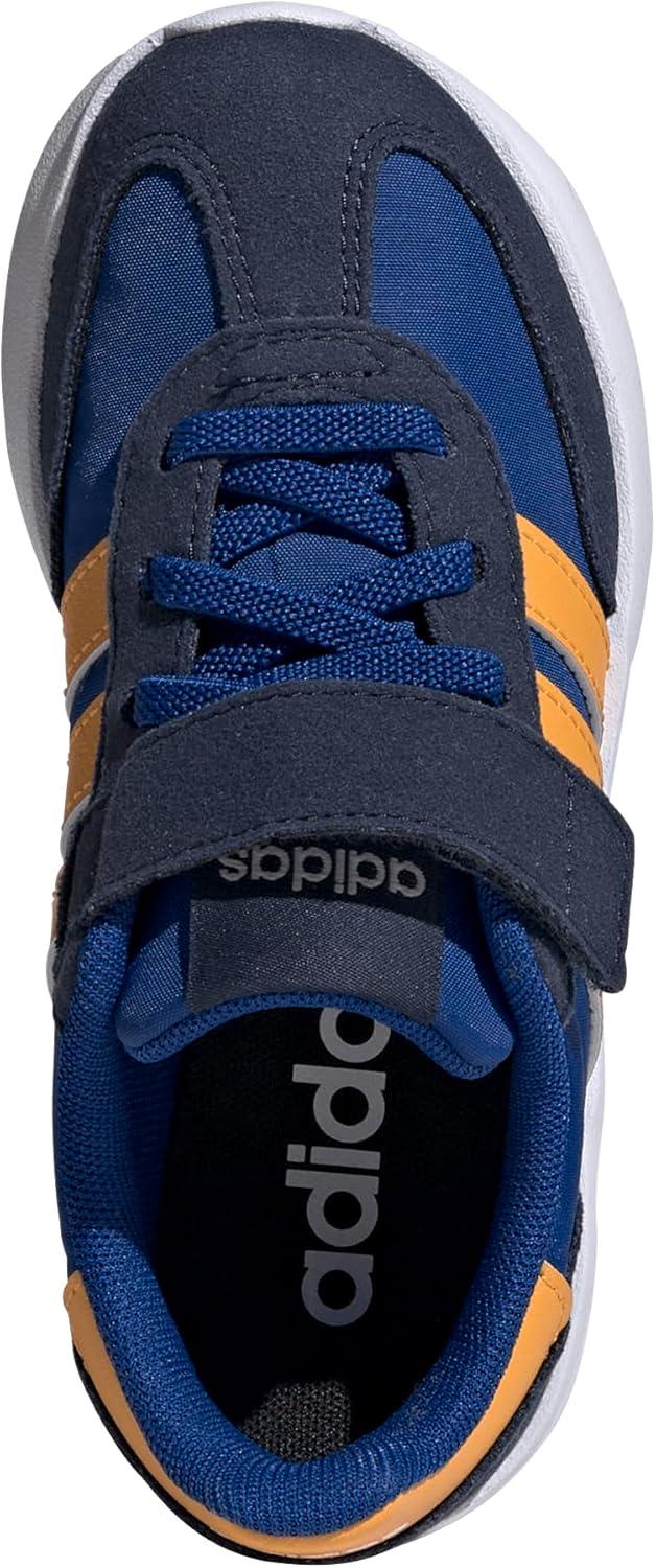 imageAdidas UnisexChild Run 70s 20 Elastic Lace ampamp StrapCollegiate RoyalCollegiate GoldCollegiate Navy