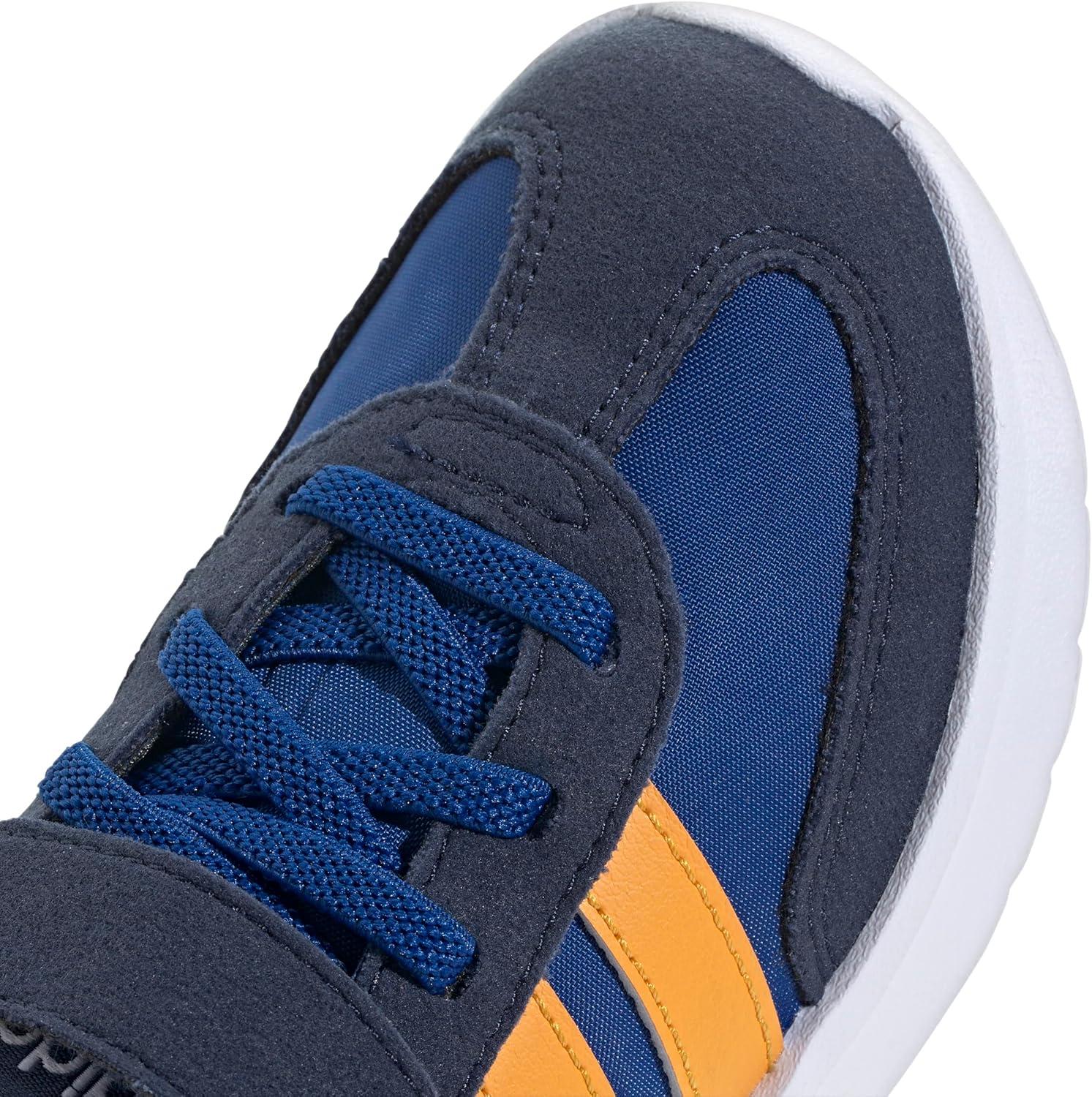 imageAdidas UnisexChild Run 70s 20 Elastic Lace ampamp StrapCollegiate RoyalCollegiate GoldCollegiate Navy