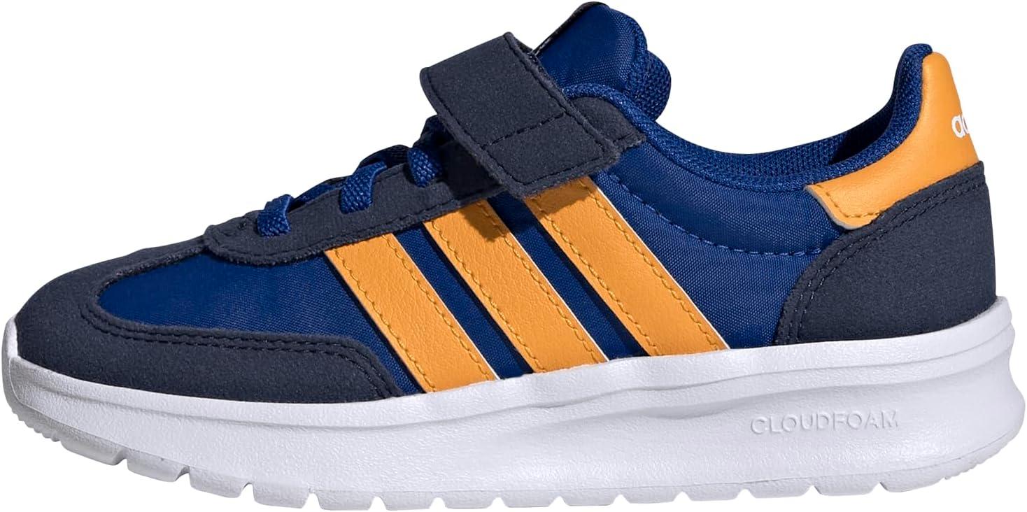 imageAdidas UnisexChild Run 70s 20 Elastic Lace ampamp StrapCollegiate RoyalCollegiate GoldCollegiate Navy
