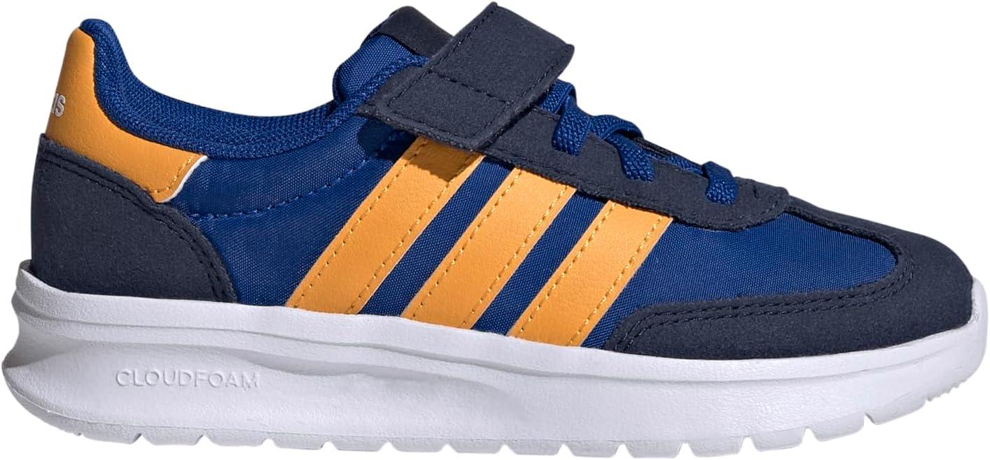 imageAdidas UnisexChild Run 70s 20 Elastic Lace ampamp StrapCollegiate RoyalCollegiate GoldCollegiate Navy