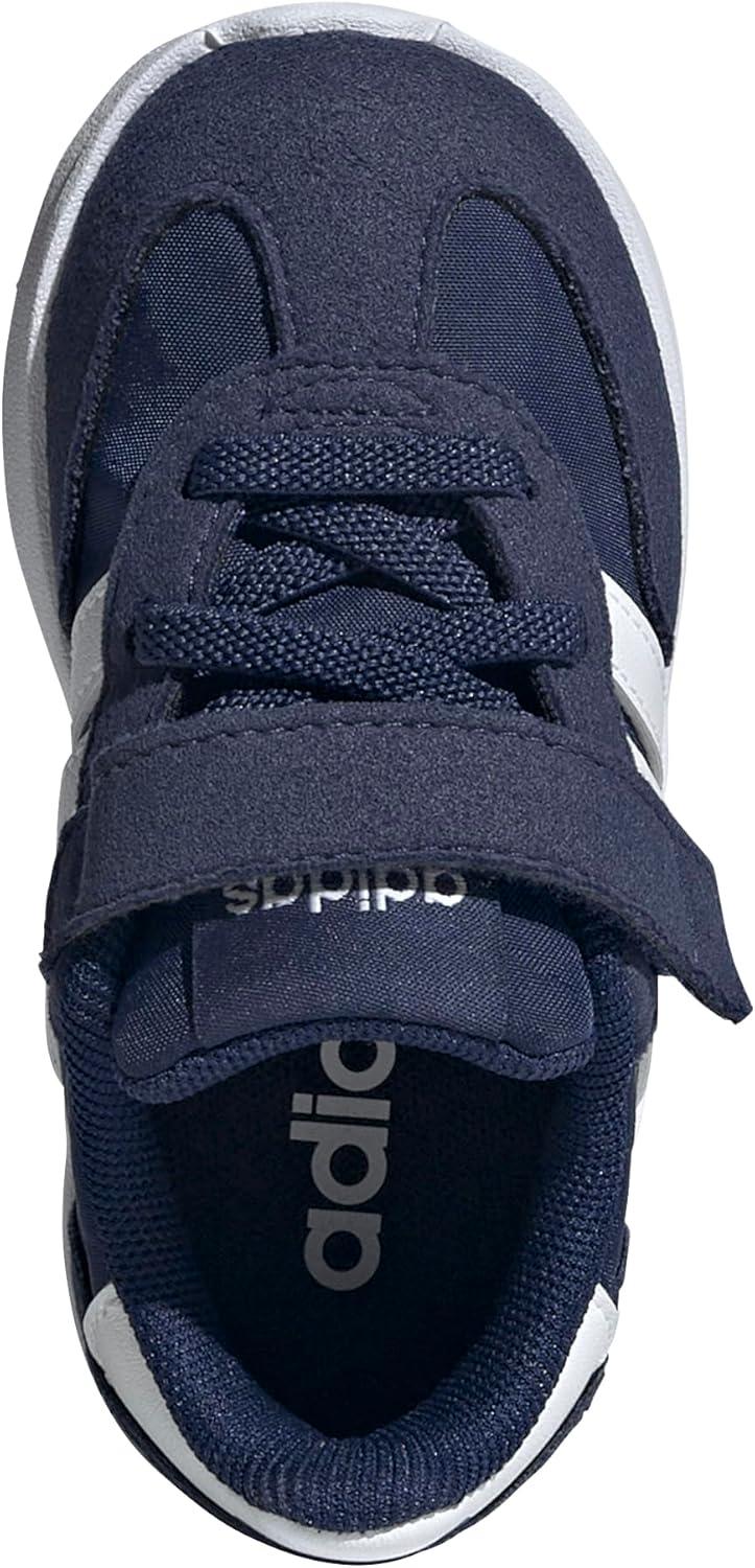 imageAdidas UnisexChild Run 70s 20 Elastic Lace ampamp StrapDark BlueWhite