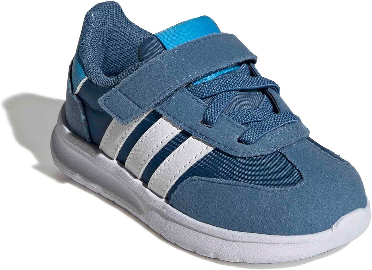 imageAdidas UnisexChild Run 70s 20 Elastic Lace ampamp StrapDusky InkWhiteDusky Petrol
