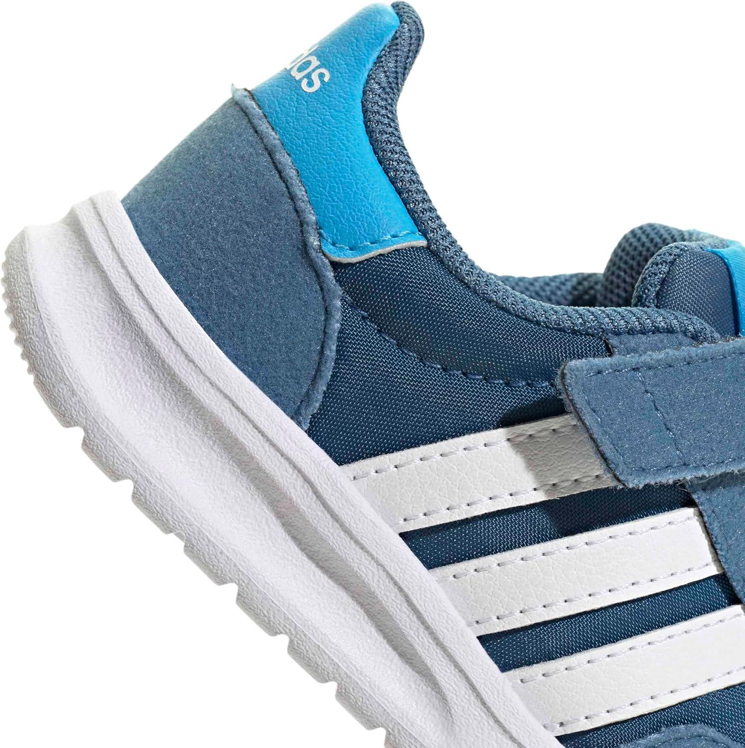 imageAdidas UnisexChild Run 70s 20 Elastic Lace ampamp StrapDusky InkWhiteDusky Petrol