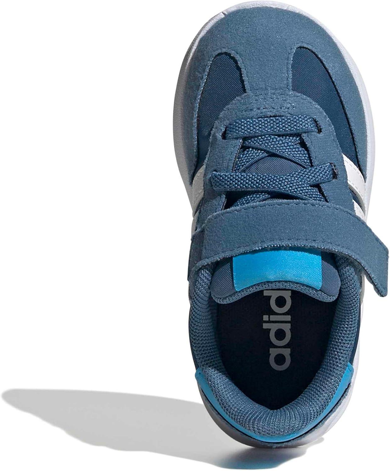 imageAdidas UnisexChild Run 70s 20 Elastic Lace ampamp StrapDusky InkWhiteDusky Petrol