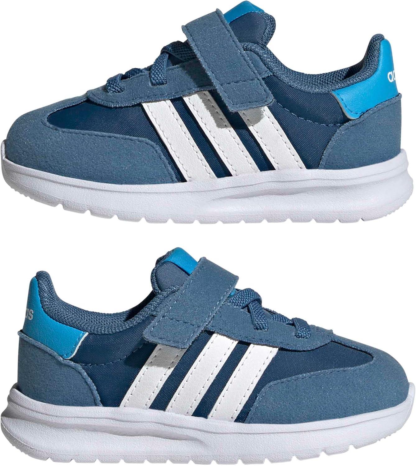 imageAdidas UnisexChild Run 70s 20 Elastic Lace ampamp StrapDusky InkWhiteDusky Petrol