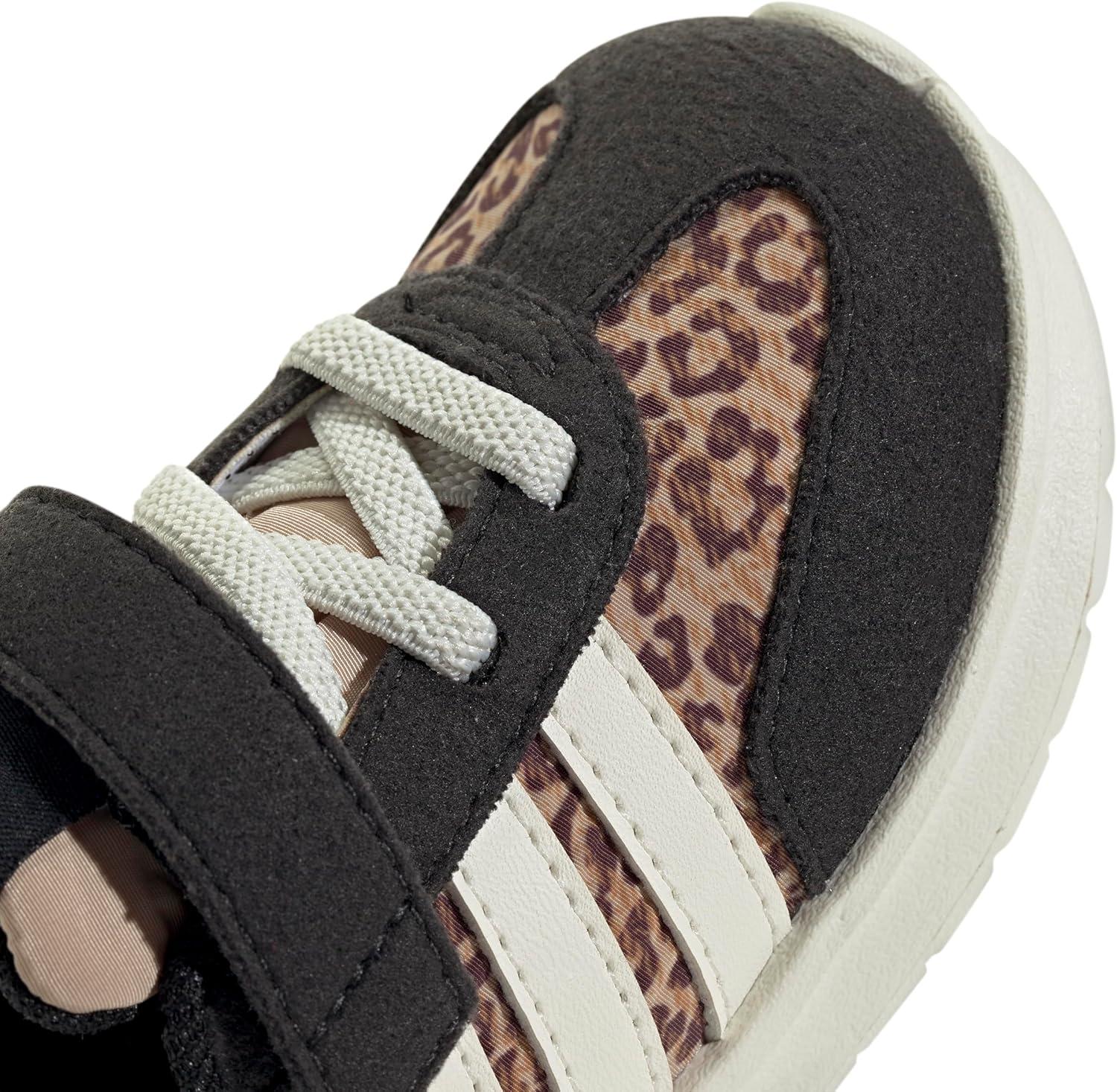 imageAdidas UnisexChild Run 70s 20 Elastic Lace ampamp StrapMagic BeigeOff WhiteBlack